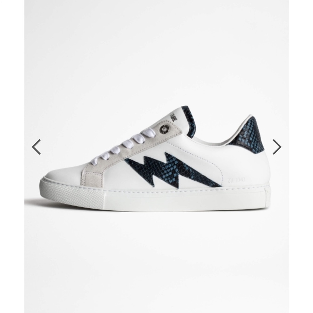 Zadiig and Voltaire wild and smooth calfskin shoes